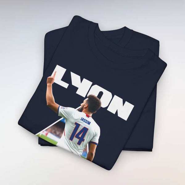 T-Shirt Lyon-Barcelone Bleu (Personnalisable)