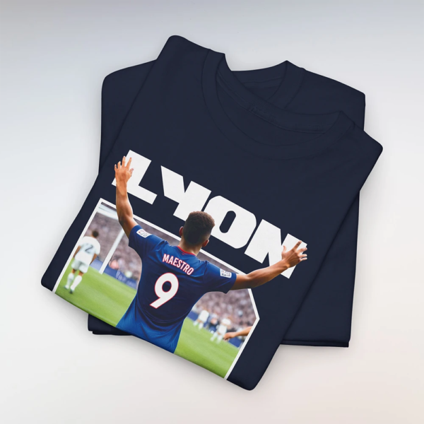 T-Shirt Lyon-Inter Bleu (Personnalisable)