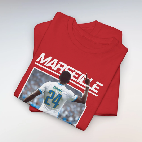 T-Shirt OM-City Rouge (Personnalisable)