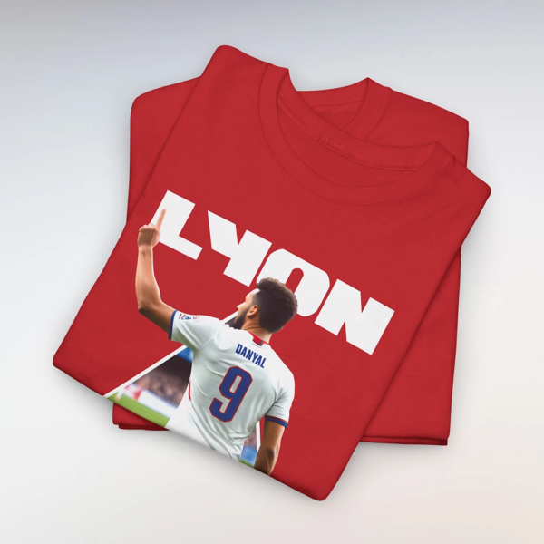 T-Shirt Lyon-Barcelone Rouge (Personnalisable)