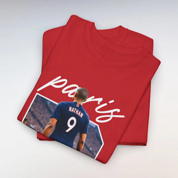 T-Shirt PSG-City Rouge (Personnalisable)