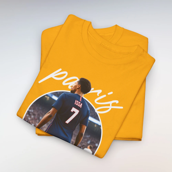 T-Shirt PSG-Real Jaune (Personnalisable)