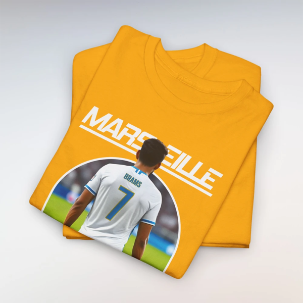 T-Shirt OM-Barça Jaune (Personnalisable)