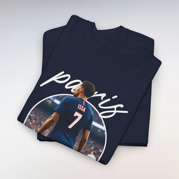 T-Shirt PSG-Real Bleu (Personnalisable)