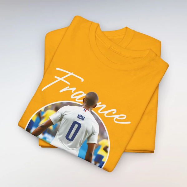 T-Shirt France-Brésil Jaune (Personnalisable)