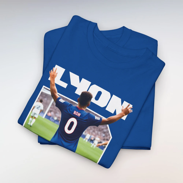 T-Shirt Lyon-Inter Royal (Personnalisable)