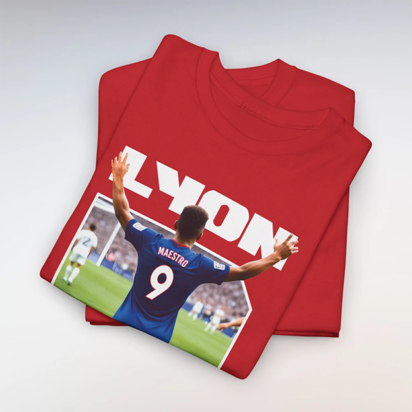 T-Shirt Lyon-Inter Rouge (Personnalisable)