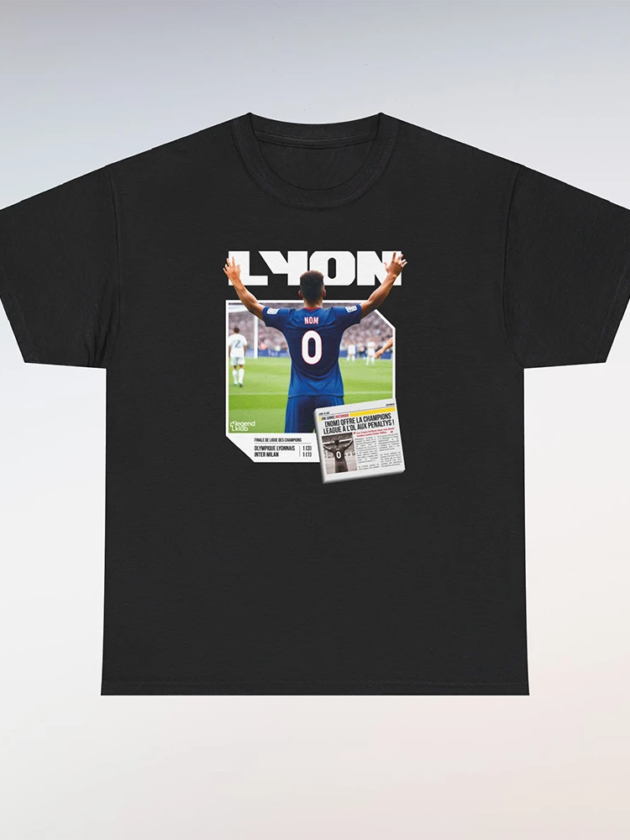 T-Shirt OM-Milan Bleu (Personnalisable)