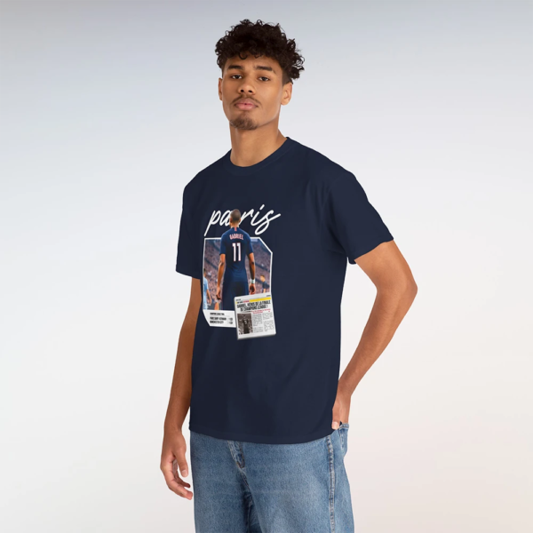 T-Shirt PSG-City Bleu (Personnalisable)